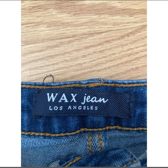 DARK BLUE DENIM SKIRT - Picture 5 of 6